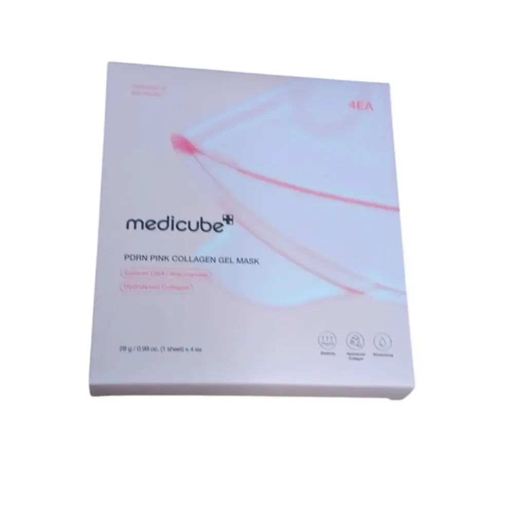 New in Box Sealed Medicube PDRN Pink Collagen Gel Mask- 4 Masks